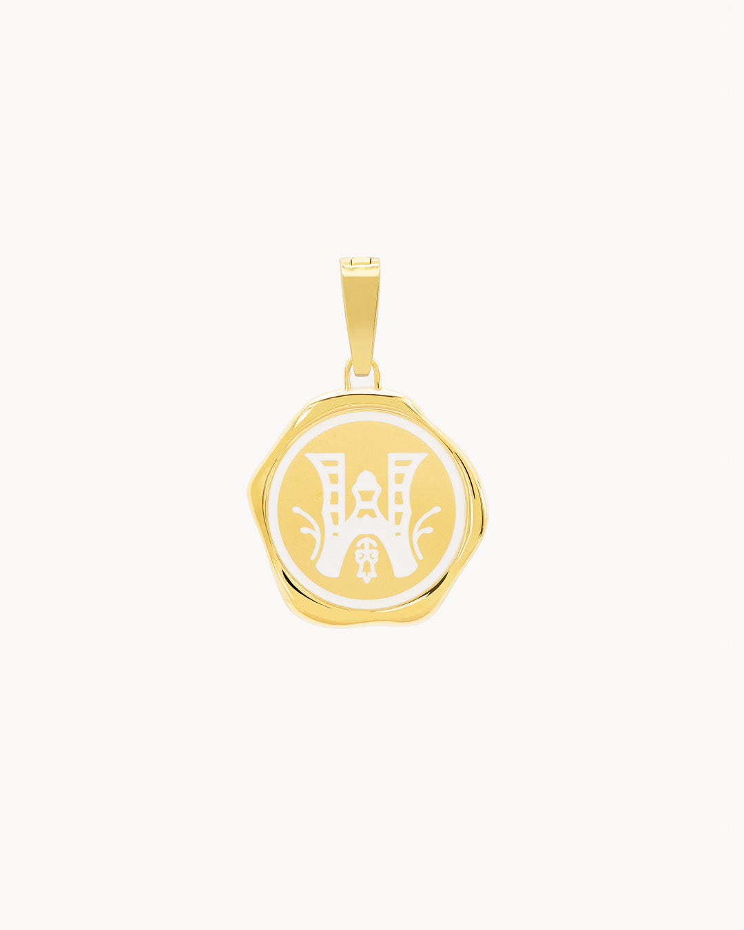 W Pendentif Sceau Initiales