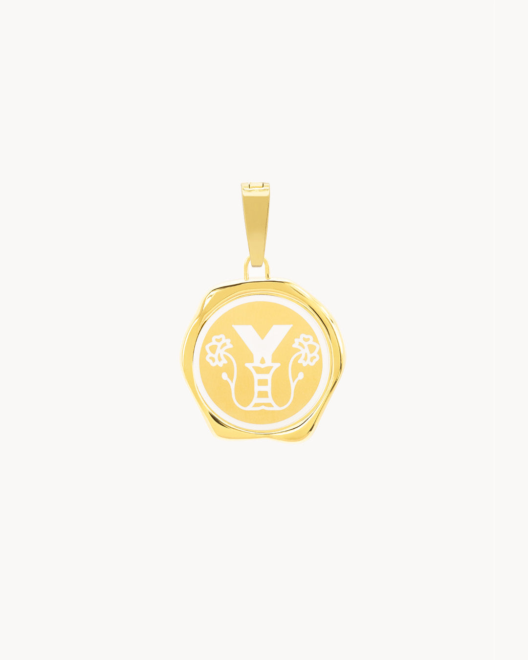 Y Pendentif Sceau Initiales