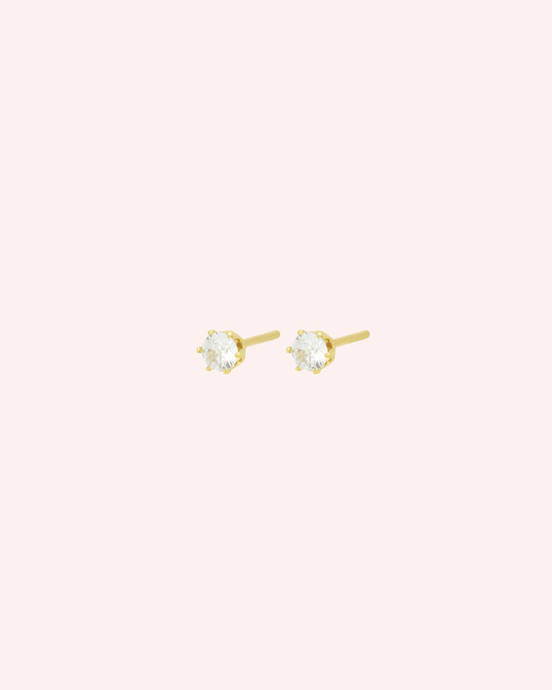 Mini Boucles Clous Zircone