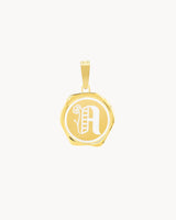 A Pendentif Sceau Initiales